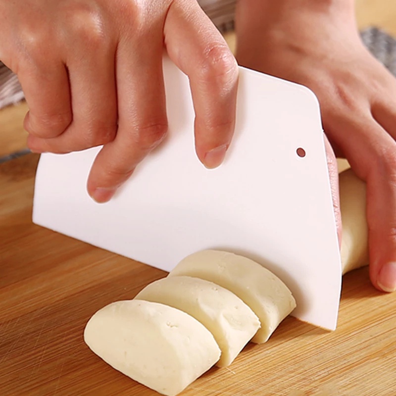 Dụng Cụ Vét Bột Làm Bánh Bằng Nhựa Chống Dính Có Thể Tái Sử Dụng 3 Màu