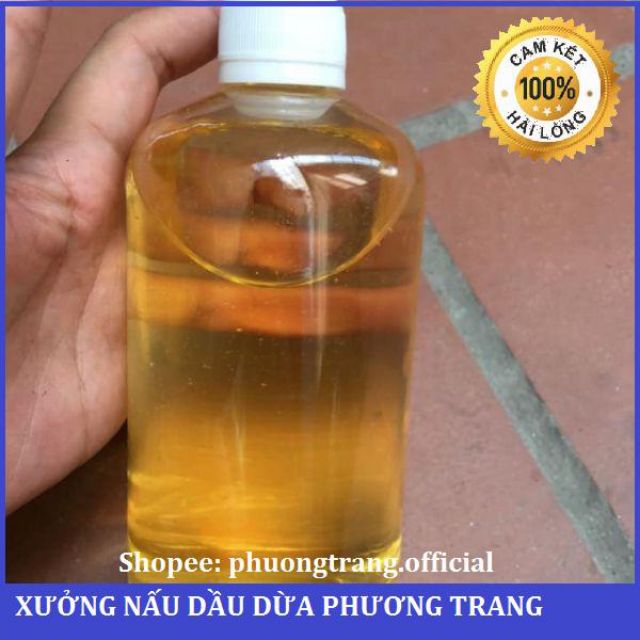 [RẺ VÔ ĐỊCH] 0.5 Lít dầu dừa nấu thủ công thơm lừng giá tận xưởng