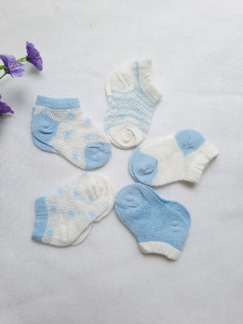 Sét 5 đôi tất lưới cho bé  - Vớ em bé