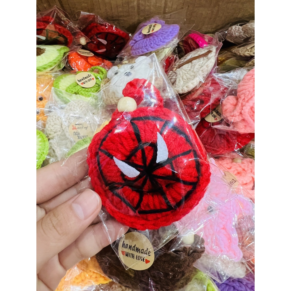Túi len đựng tỏi handmade cho bé sơ sinh (được chọn hình)