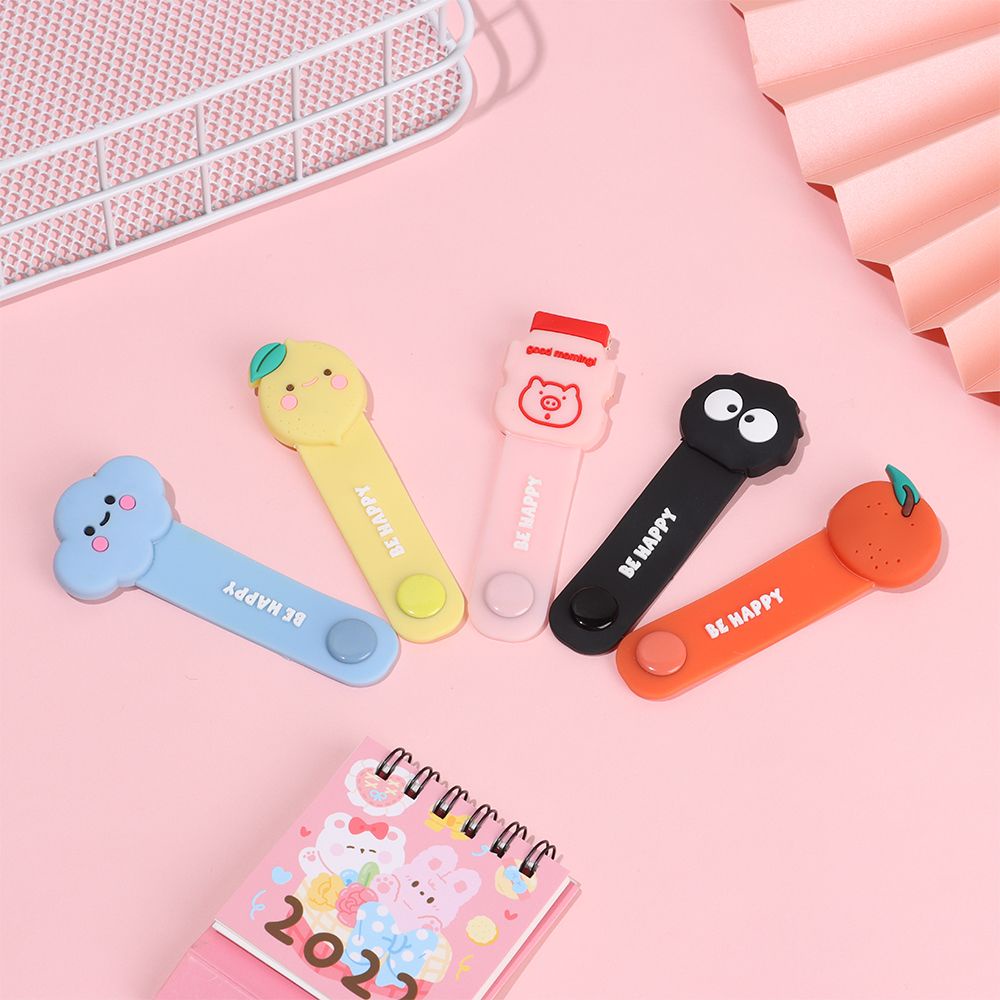 Phụ kiện quấn bảo vệ dây cáp dữ liệu / tai nghe đa năng kiểu hoạt hình đáng yêu