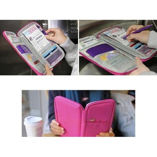 Ví đựng hộ chiếu giấy tờ và thẻ 12 ngăn