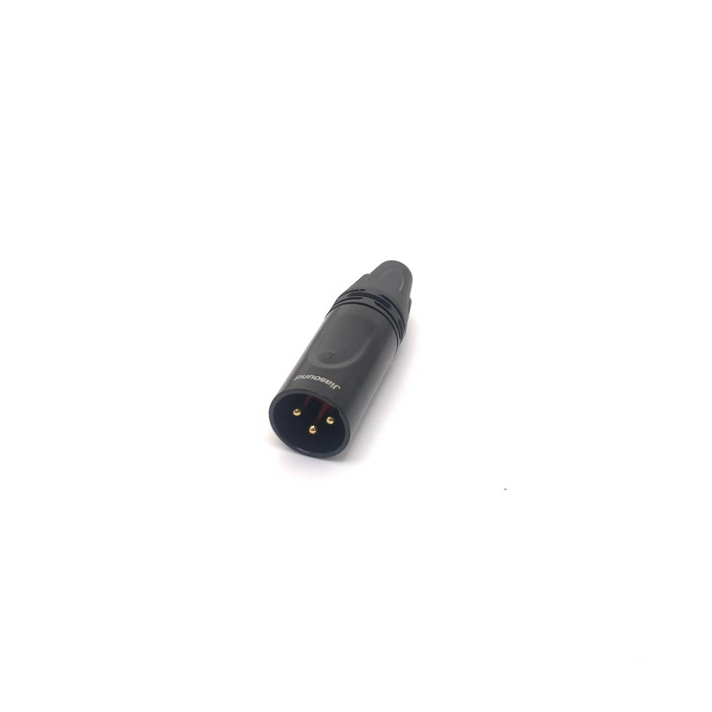 Jack Canon Jiasound 3 Pin YM-09BG Chân Đồng, Mạ Vàng 24k, Chính Hãng - Cặp Jack Canon Đực Cái, Lỗi 1 Đổi 1 Trong 7 Ngày