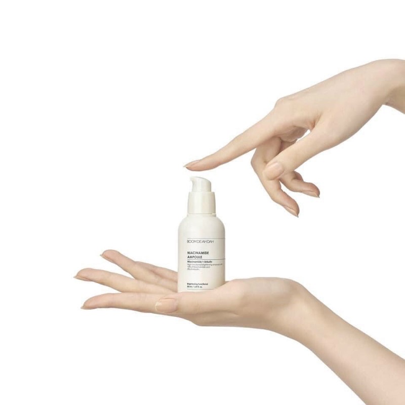 (Tặng 5 mask cos-up bất kỳ)Tinh Chất Dưỡng Trắng Căng Bóng Da Boom De Ah Dah Niacinamide 10% + Arbutin 2% 50ml