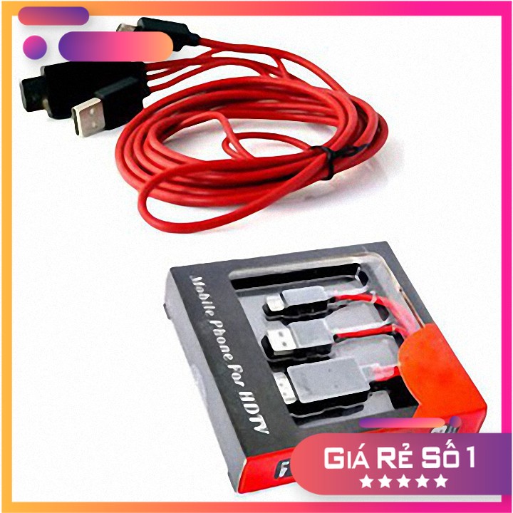Dây Cáp HDMI MHL Kết Nối Điện Thoại Ra TiVi Chất Lượng Full HD |Phutuan91