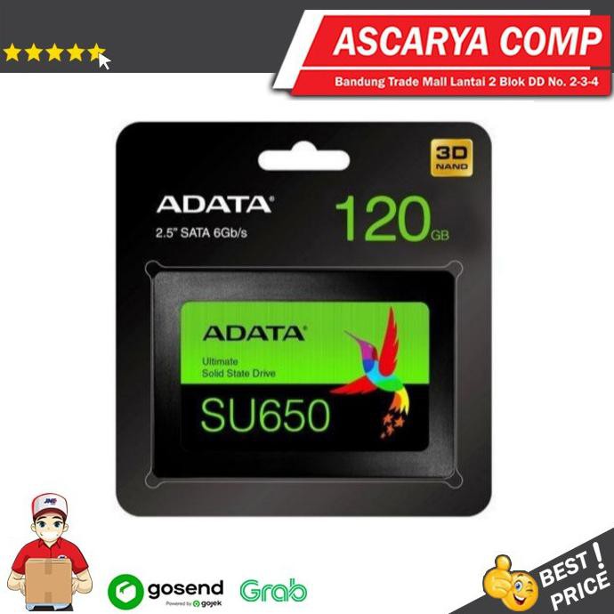 Ổ Cứng SSD SU650 120GB SATA III (R / W UP Sang 520 / 450MB / S) - SSD ADATA 120GB