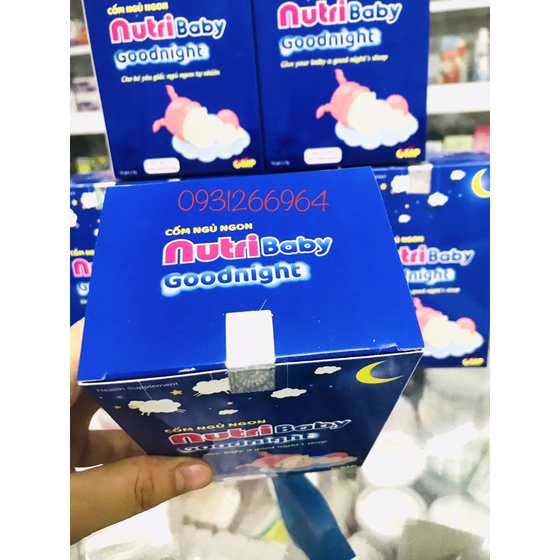 Nutribaby goodnight_cho bé yêu giấc ngủ ngon