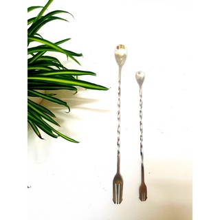 Muỗng Khuấy Pha Chế 2 Đầu Dày