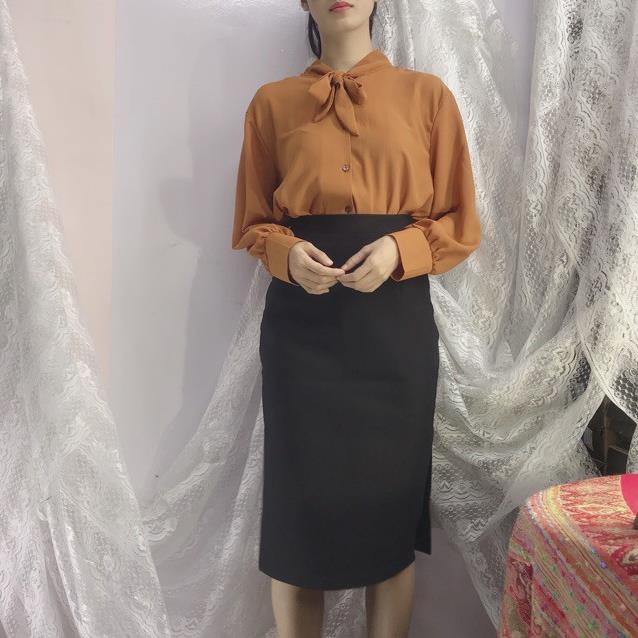 12.12 Xả - [Có size eo <76cm] Chân váy bút chì xẻ 2 tà thun co giãn mạnh DÀI 63CM Y88 ' 2021 . ᴬ : | BigBuy360 - bigbuy360.vn