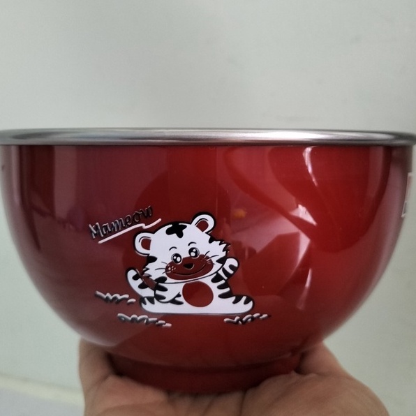 Tô  Inox Zebra Thái Lan, 2 Lớp Cách Nhiệt, Miệng Rộng 15cm 4 Màu