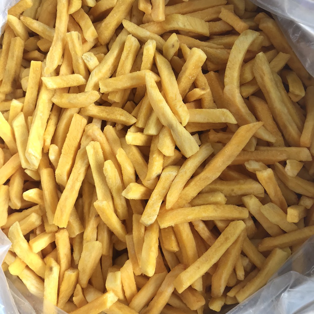 Khoai lang vàng sấy giòn 500g Lê Hải hàng nguyên sợi, không đường, giòn ngọt tự nhiên