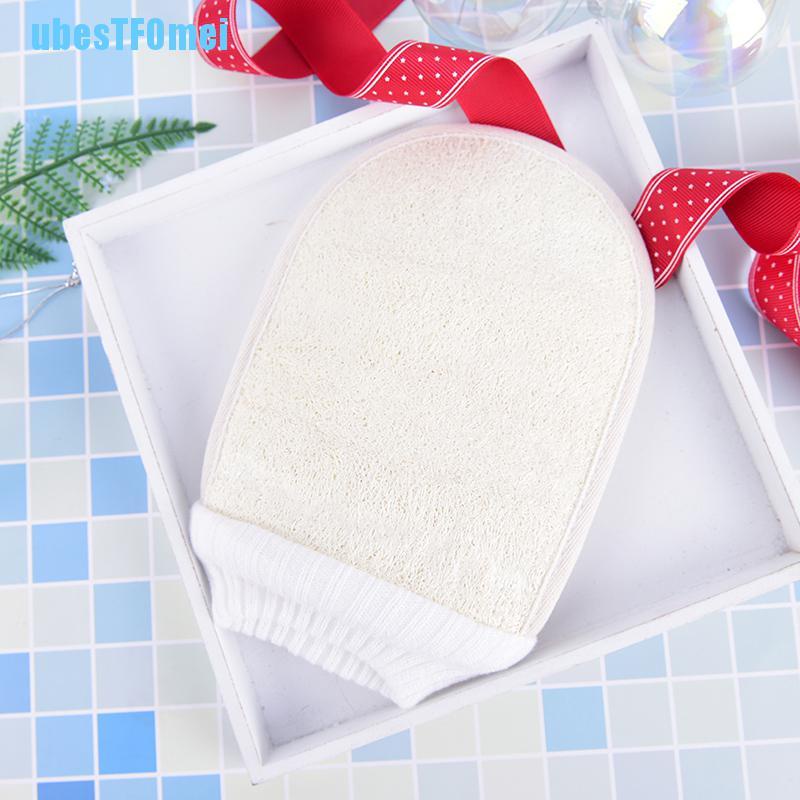 [UBERT] Găng tay đi tắm Xơ Mướp Tự Nhiên Tẩy Tế Bào Chết Toàn Thân