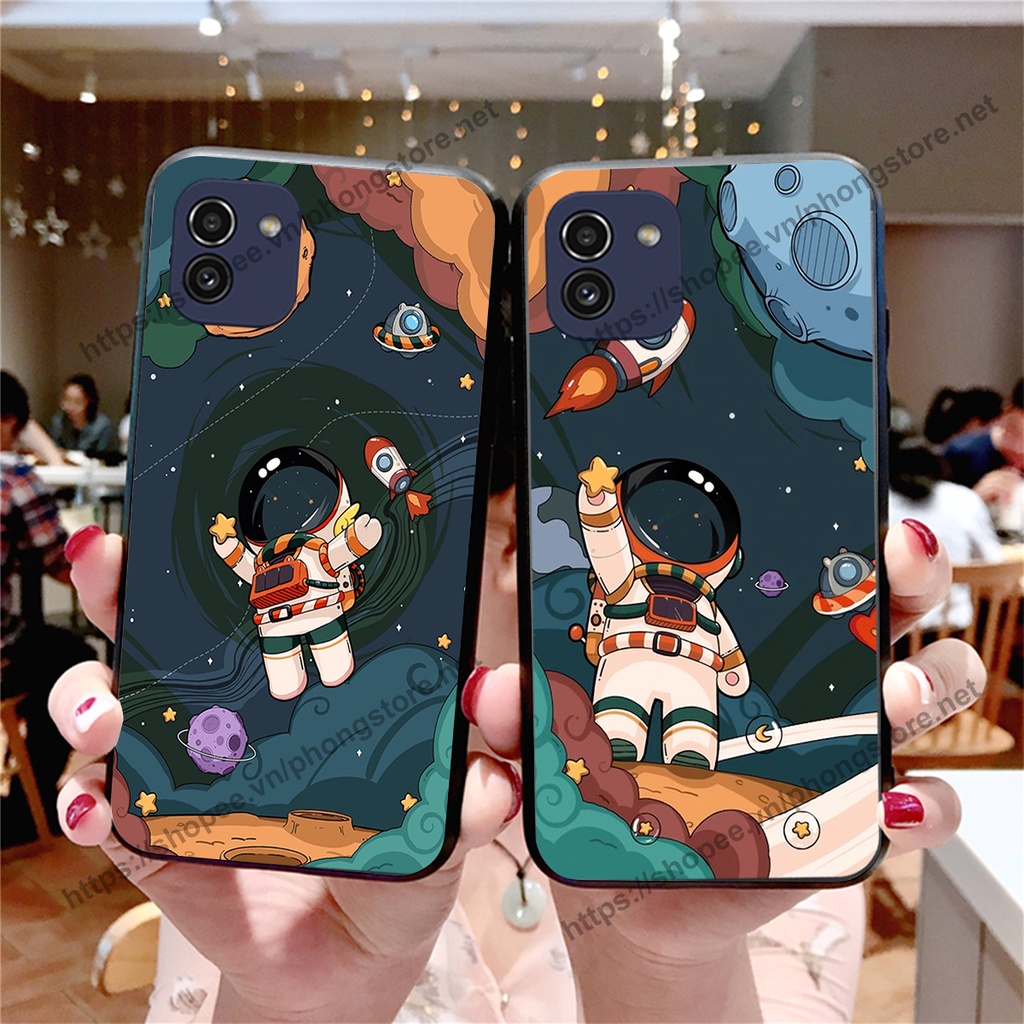 Ốp lưng Samsung A03 / A03 Core vũ trụ phi hành gia cực hot siêu cute-rẻ-bền