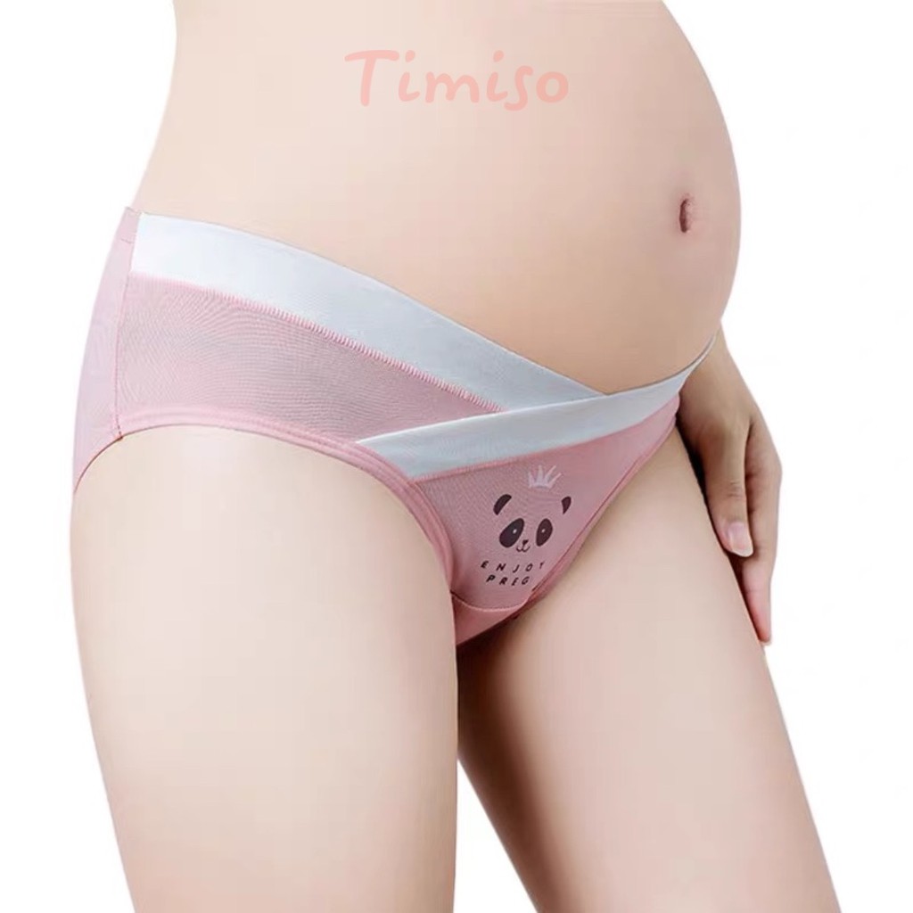 Quần Lót Bầu Cotton cạp chéo mặc trong váy cao cấp CS101