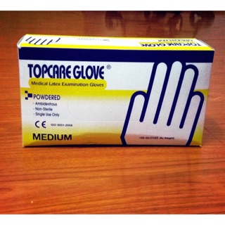Găng tay y tế TOPCARE nhập malaysia hộp 100 cái