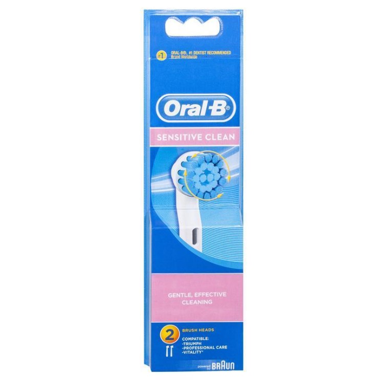 Bàn chải đánh răng điện Oral B - Braun Úc - tặng kèm 1 đầu bàn chải, Set 3 Đầu chải điện thay thế rời