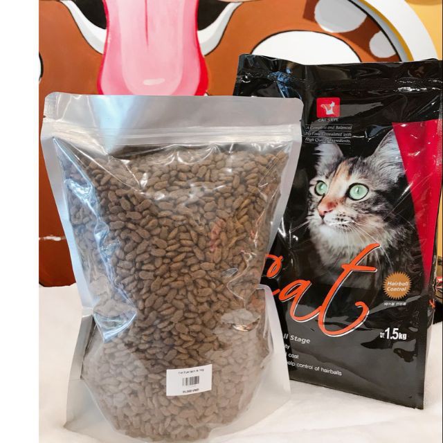 thức ăn cho mèo cateye túi zip 1kg - thức ăn hạt cat eye