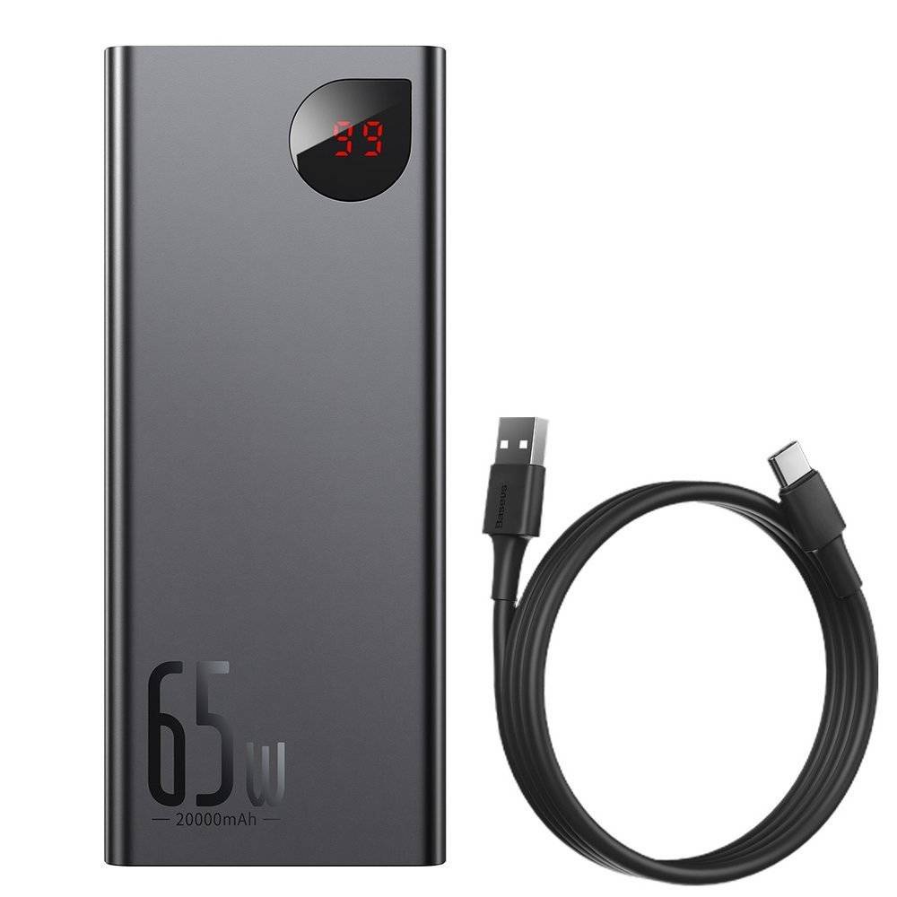 Pin dự phòng Baseus Adaman 20000mAh 65W Sạc nhanh 4.0 tích hợp sạc laptop và điện thoại