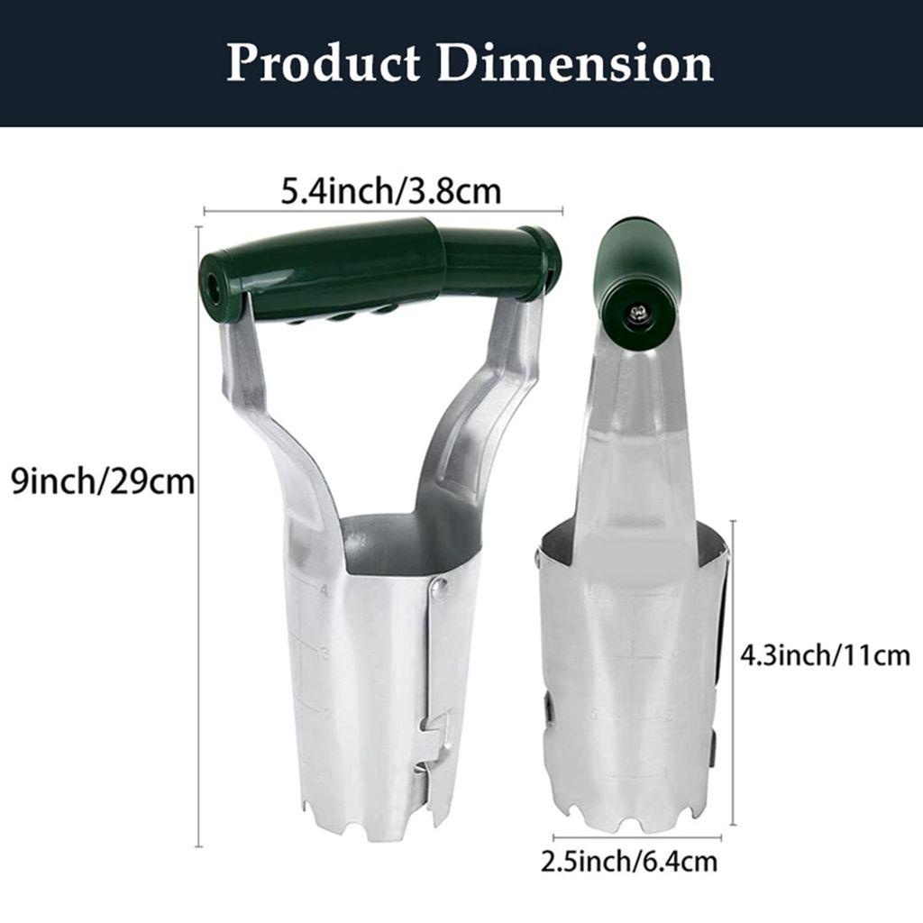 1 Dụng Cụ Đào Đất Trồng Cây Tự Động Cầm Tay Bằng Kim Loại Chống Rỉ Nhiều Màu Sắc