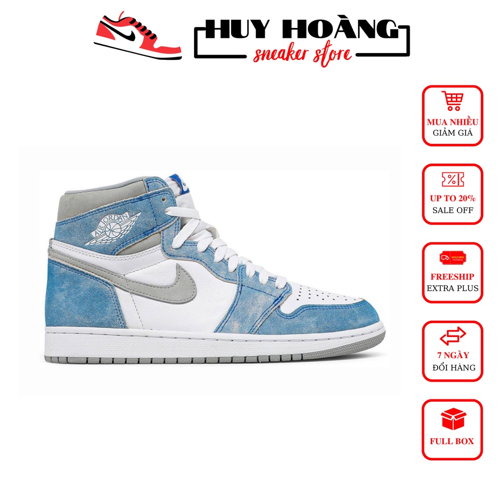Giày 𝐉𝐨𝐫𝐝𝐚𝐧 Hyper Royal Cao Cổ, Giày Thể Thao Nam Nữ Sneaker 𝐉𝐨𝐫𝐝𝐚𝐧 Xanh Nỉ Thấp Cổ Nam Nữ Chuẩn 11