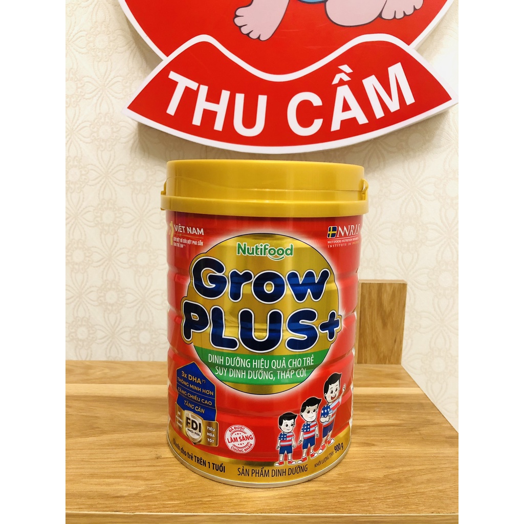 Sữa bột Grow Plus đỏ Nutifood ( lon 900gr và 1500gr)