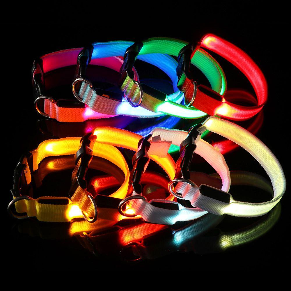 (MớI) Vòng Cổ GắN ĐèN LED Ban Đêm Cho Thú Cưng