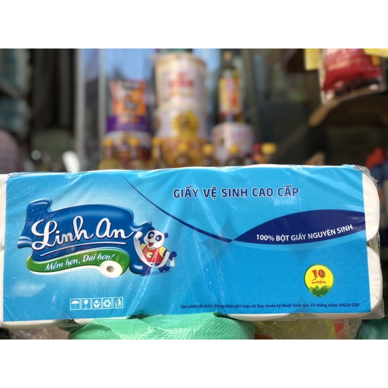 GIẤY CUỘN - GIẤY VỆ SINH - CHARPI ULTRA SOFT TISSUE VÀ GIẤY LINH AN 100% GIẤY NGUYÊN SINH
