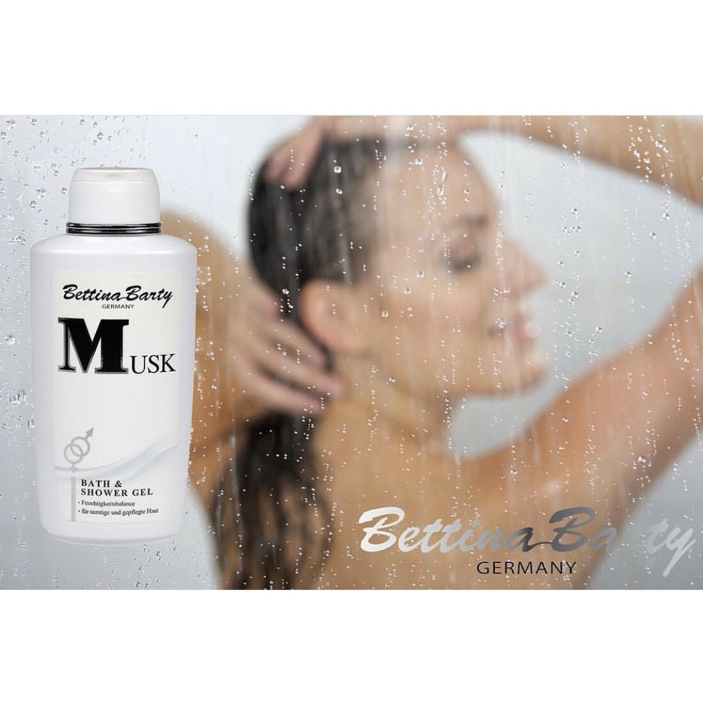 [ HÀNG ĐỨC ] Sữa Tắm Bettina Barty Musk Bath &amp; Shower Gel(cho cả nam và nữ), 500ml