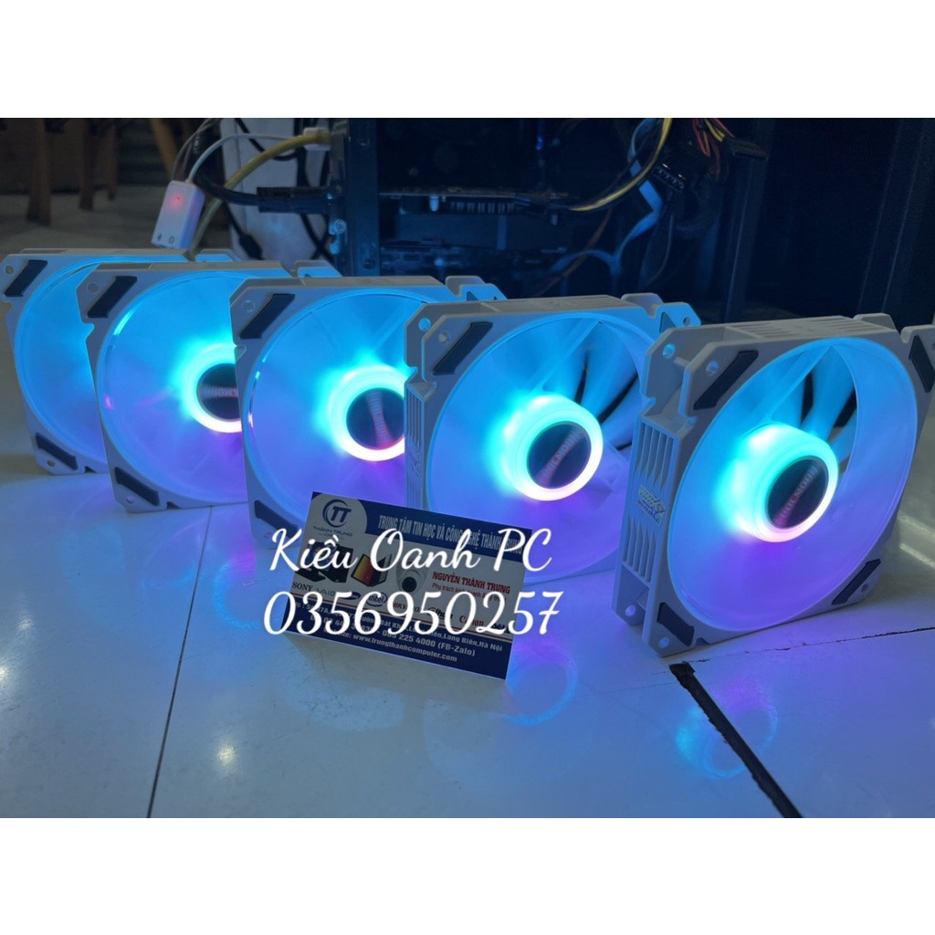 Quạt Tản Nhiệt, Fan Led RGB Coolmoon Y2 - Led Sync Main or Sync Hub Coolmoon