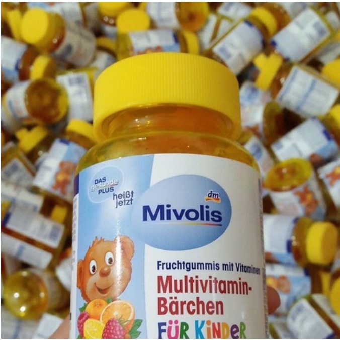 Kẹo gấu bổ sung Multi Vitamin Mivolis Đức vị trái cây cho trẻ em hộp 60 viên - Shop Viloet