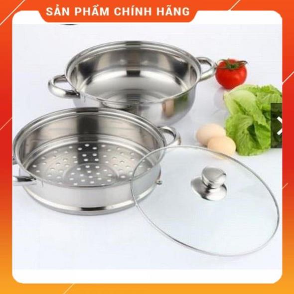 Nồi Hấp 2 Tầng Inox size 28cm