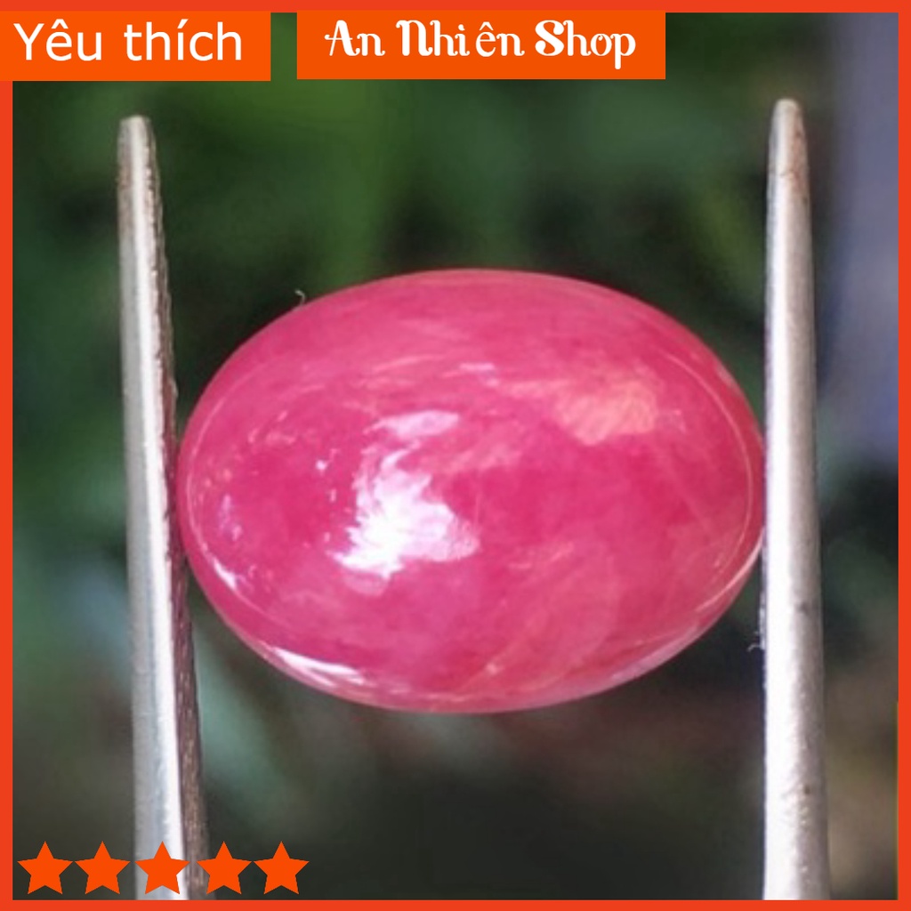 Đá Ruby Tự Nhiên Làm Mặt Nhẫn Nam, 8.6ct, Xuất Xứ Yên Bái R14