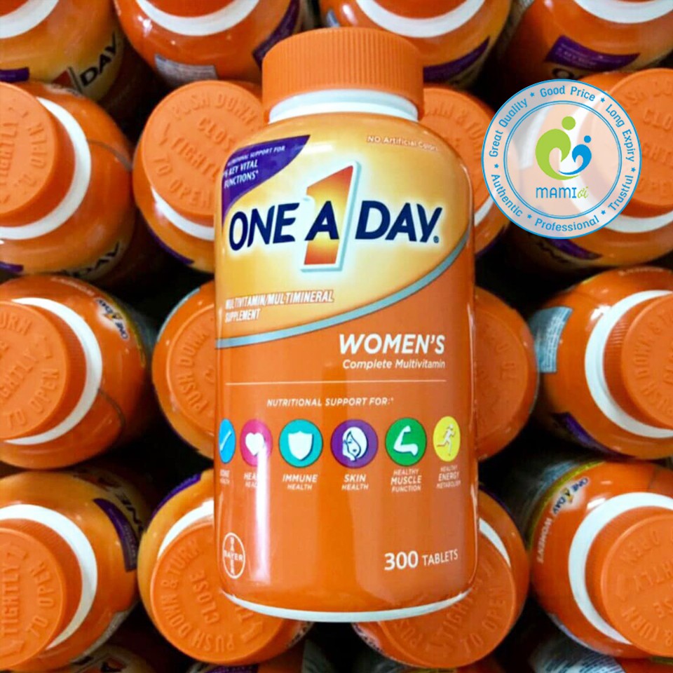 Vitamin tổng hợp (300v) tăng sinh lực, miễn dịch cho nam/nữ giới dưới 50 tuổi One A Day Men's/Women's Multivitamin, USA | BigBuy360 - bigbuy360.vn
