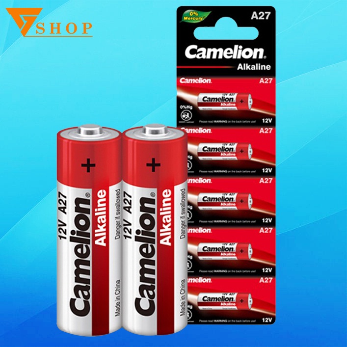 Combo 5 Vỉ Pin A27 Camelion Alkaline