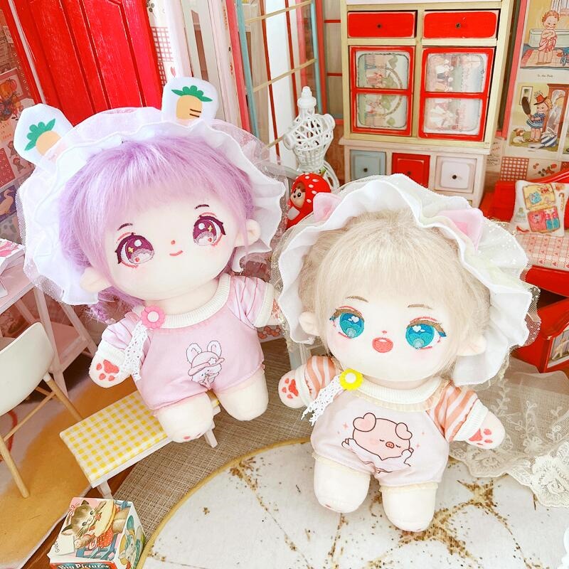 Bộ Áo Liền Quần 20cm Kèm Băng Đô Tai Thỏ / Heo Hoạt Hình Dễ Thương Dành Cho Búp Bê Taeyeon SULLYOON