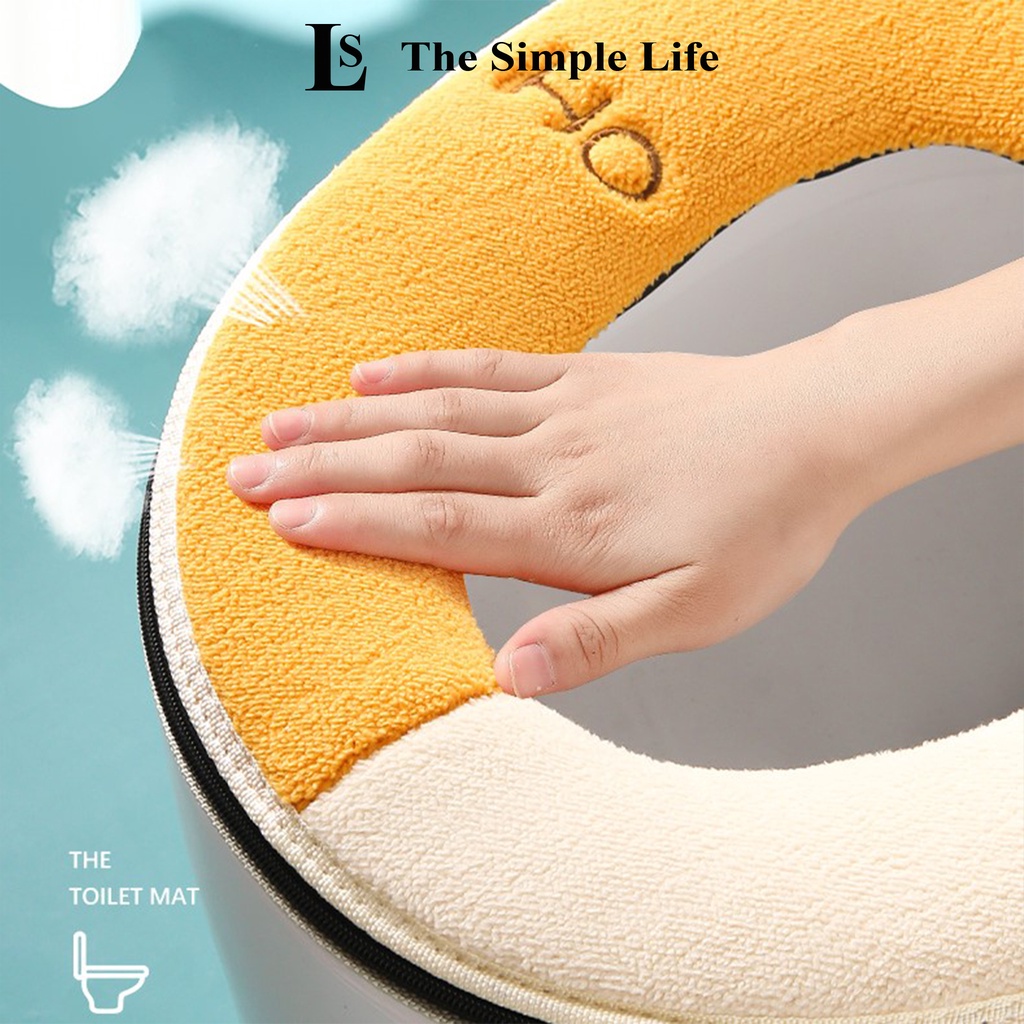 Miếng lót bệ ngồi bồn cầu, miếng đệm lót sưởi ấm bồn cầu mùa đông, chống lạnh, bảo vệ da bạn, hợp vệ sinh [CHÍNH HÃNG]