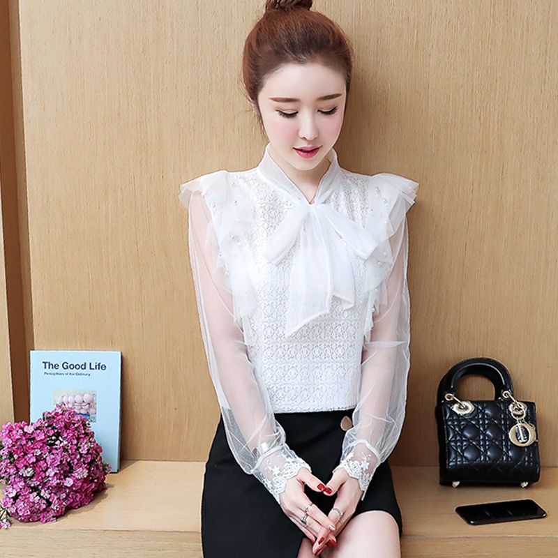 Áo Sơ Mi chiffon Tay Ngắn / Dài Phong Cách Phương Tây Thời Trang Mùa Hè Mới