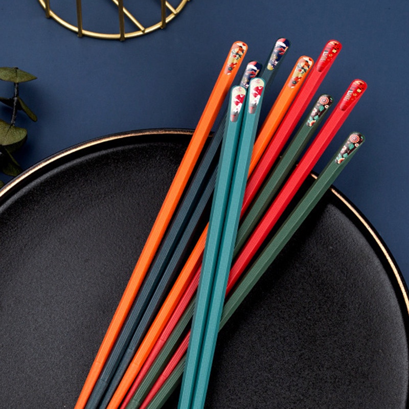 Set 5 đôi đũa Nhật Bản tùy chọn màu sắc