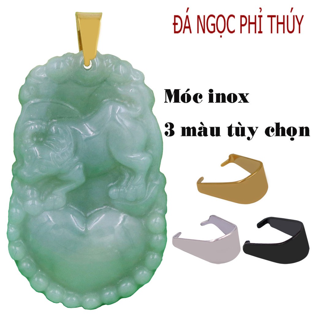 Dây chuyền tuổi Sửu ngọc phỉ thúy VIRNPTSU12 - Mặt đá 12 con Giáp