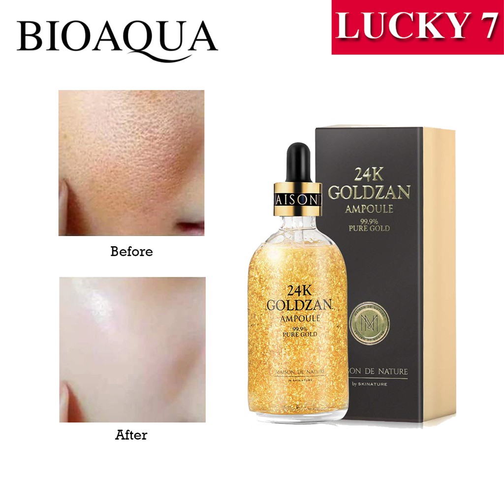 (hàng Mới Về) Serum Vàng 100% Bioaqua 100 ml Làm Trắng Da Trị Mụn Hiệu Quả