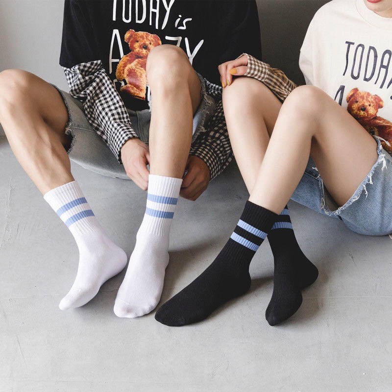 Tất vớ nam nữ cổ cao chất vải dày dễ phối đồ, phong cách teen - Sope Shop