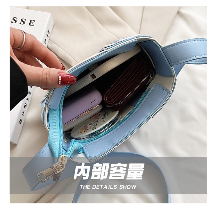 Túi Đeo JASMIN NOIR Chéo Dệt Hoa Thiết Kế Xinh Xắn Thời Trang Cho Nữ