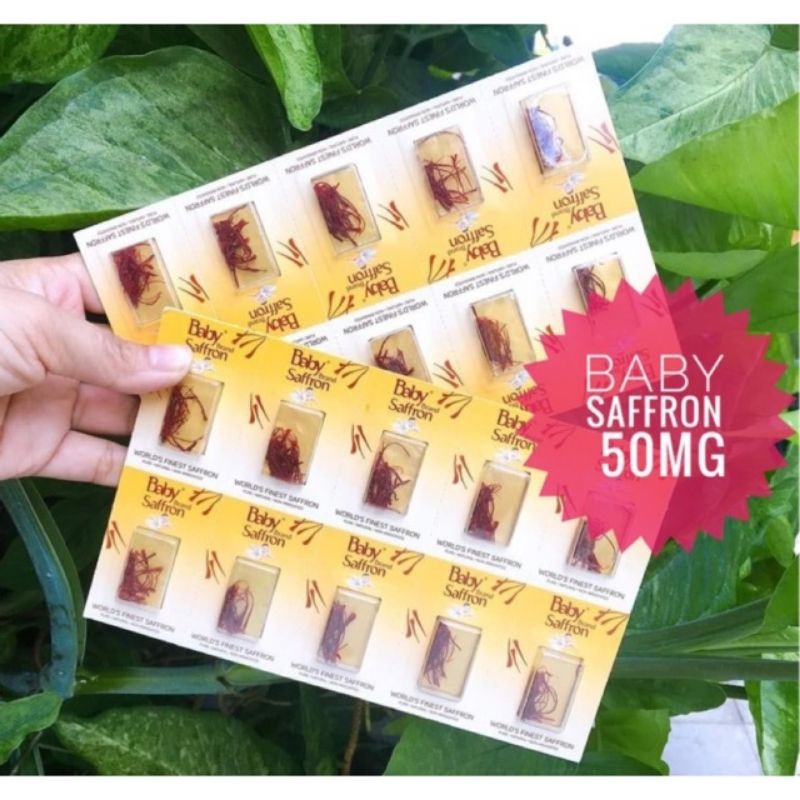 Nhụy hoa nghệ tây - Baby Saffron Ấn Độ 50mg [ loại 1]