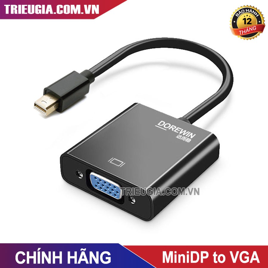 Cáp Mini Displayport To VGA - Dorewin C1110