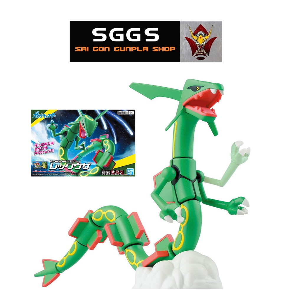 Mô Hình Rayquaza Pokepla 46 Pokemon Collection Select Đồ Chơi Lắp Ráp Anime