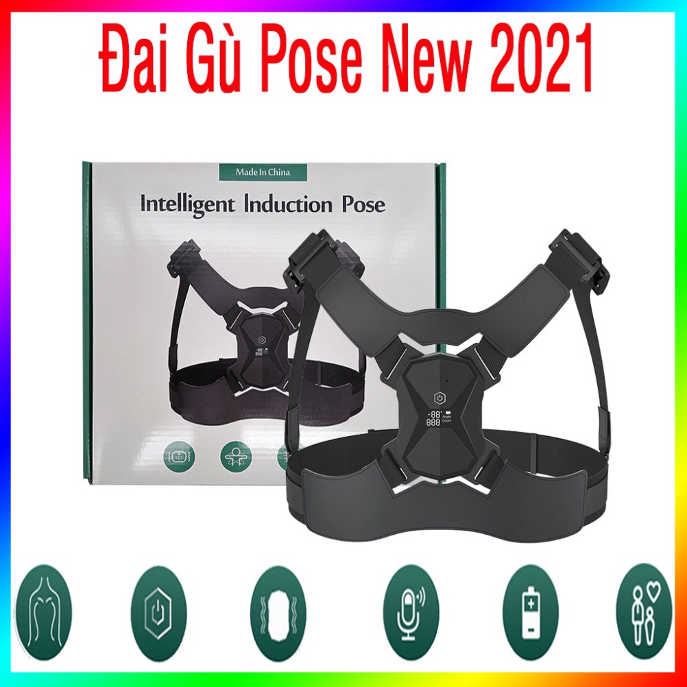 Chuẩn Form Dáng Đẹp Đai chống gù lưng trẻ em, Đai đeo lưng chống gù Nhật Bản Medicare cho nam, nữ có báo rung