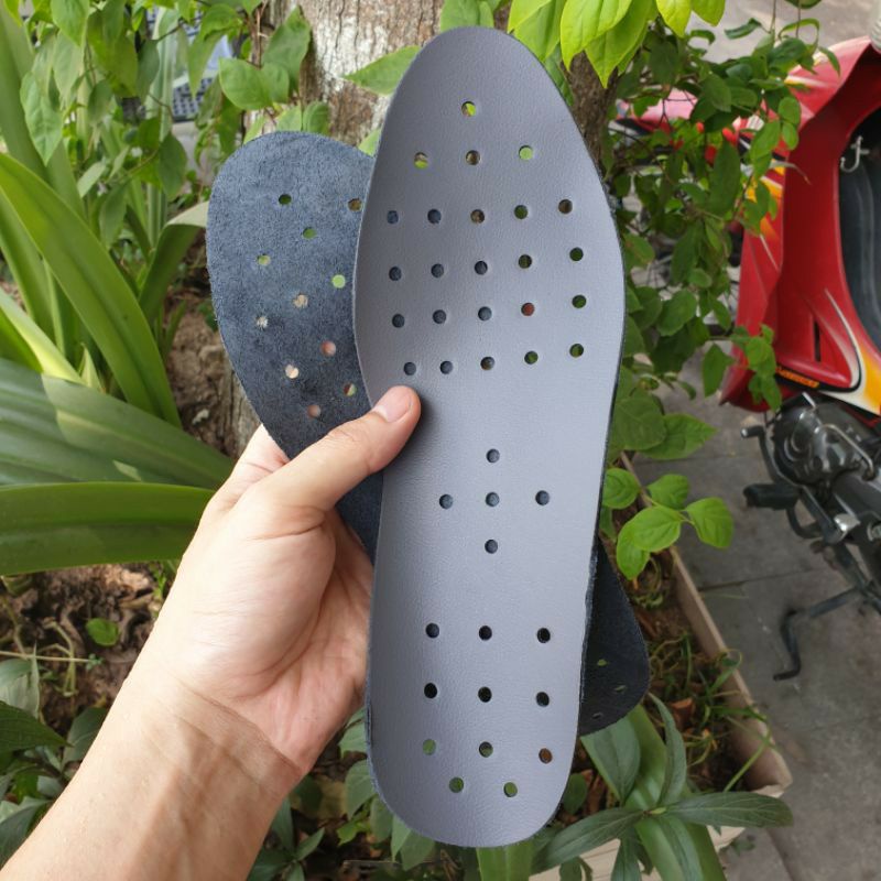 Lót da bò vệ sinh giày nam