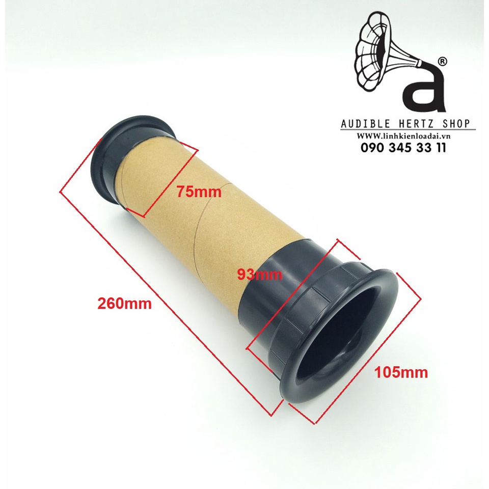 Ống thông hơi loa, đường kính 70mm, 75mm, 95mm