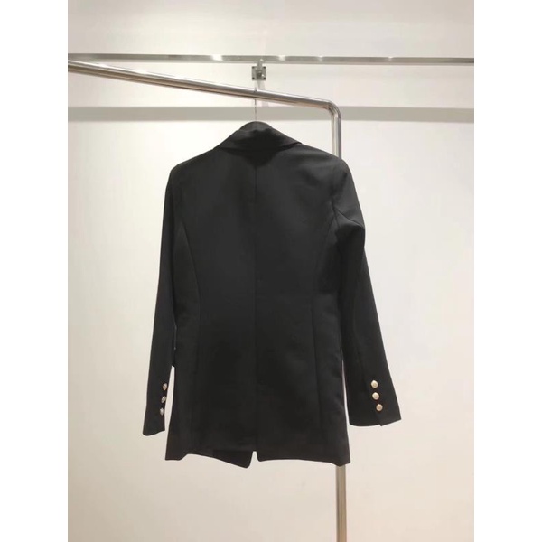 Áo Blazer đen 6 nút TQXK (Sẵn)