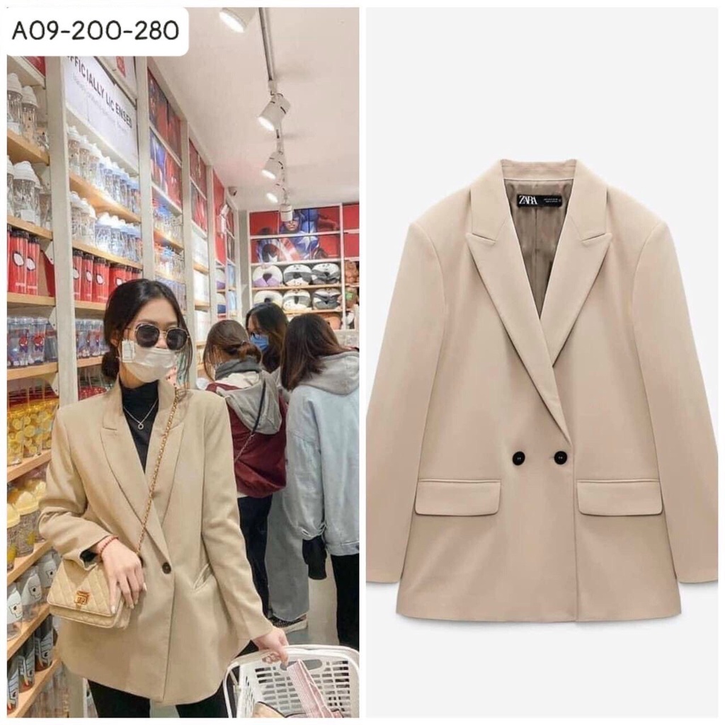 ÁO BLAZER ZR  XUẤT DƯ A09 - SIÊU ĐỈNH, PHÙ HỢP MỌI DÁNG NGƯỜI, MỌI DỊP